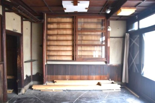 伏見　元和菓子屋さんの京町家の内装