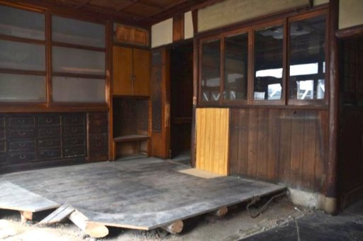 伏見　元和菓子屋さんの京町家の内装