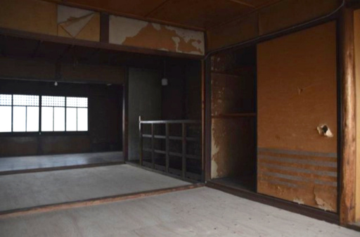 伏見　元和菓子屋さんの京町家の内装