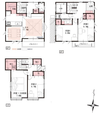 【横浜市神奈川区松見町1丁目30-73新築戸建て】★仲介手数料無料★（西寺尾小学校・錦台中学校）