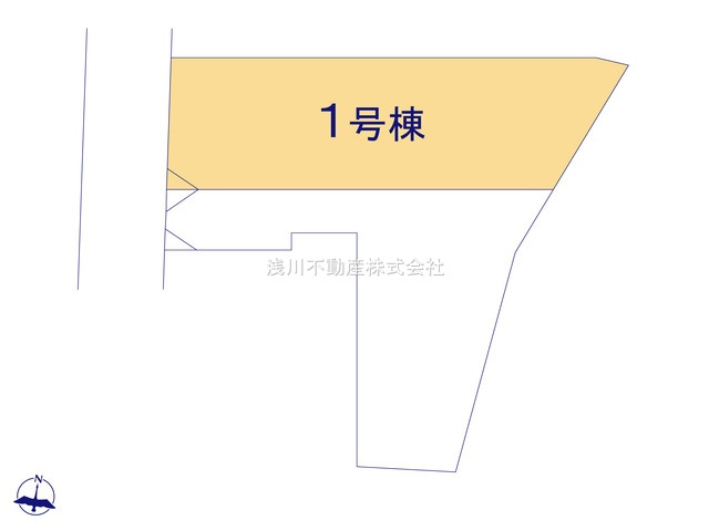 八王子市　東浅川町　新築一戸建て　６期の区画図|～全2棟の新築一戸建て～