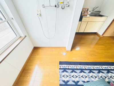 【その他】 | 【CP対象】キラメック白石3号館 | 洗濯機を置くスペースです