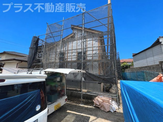 【外観】 | 福岡市南区大平寺2丁目5期・平屋　1号棟（全1棟）【仲介手数料無料・0円】 | 現地写真。プラス不動産販売なら、現場の全ての棟をまとめてご見学頂けます。