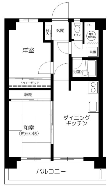エーデルハイム１５５の間取り