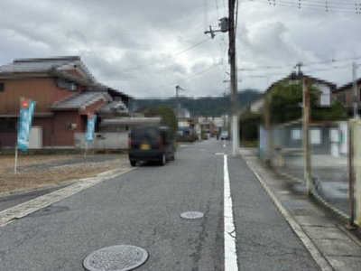 【前面道路含む現地写真】 | 大津市唐崎1丁目20-14　売土地 | 2026年6月撮影、前面道路
