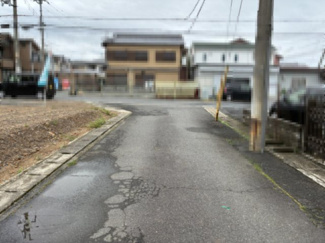 【前面道路含む現地写真】 | 大津市唐崎1丁目20-14　売土地 | 2026年6月撮影、前面道路