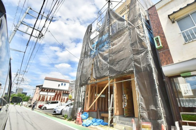 板橋区幸町　新築戸建の前面道路含む現地写真|現地写真