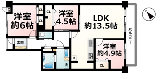 【間取り】 | レックスアルティ草津