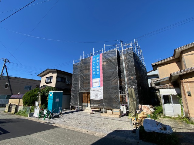 【新築戸建て】秋田市寺内堂ノ沢第2の前面道路含む現地写真