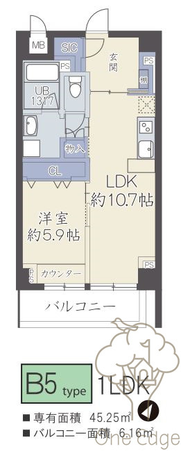 グランフォルテ田川の間取り