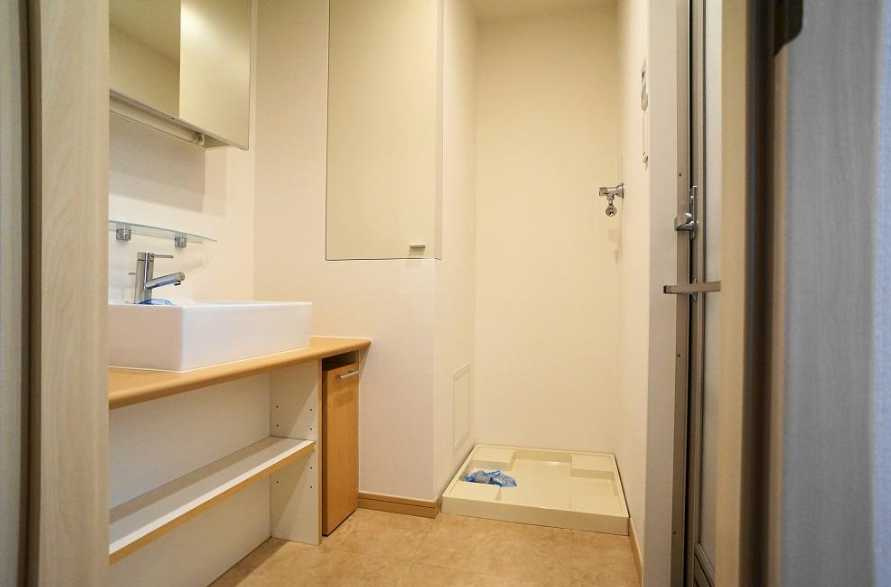 レジディア三軒茶屋　駅近　リノベーション済　南東角部屋の洗面所