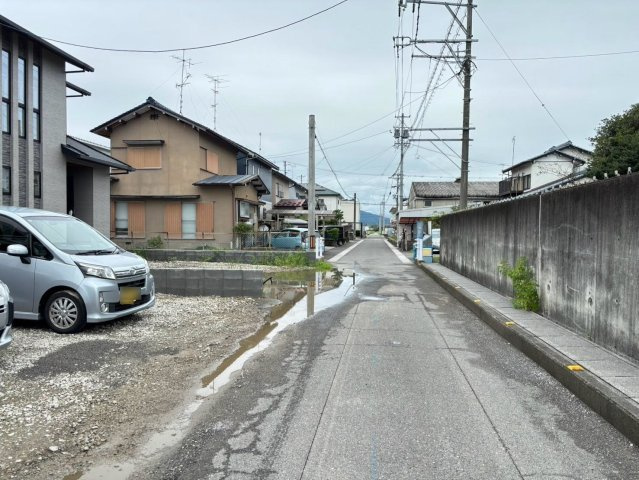 タマタウン　大垣市浅草町3丁目（江東小）　全3区画分譲の前面道路含む現地写真|「現地（2026年9月7日）撮影」　
■前面道路　
■ヤマダ不動産　株式会社リライフ