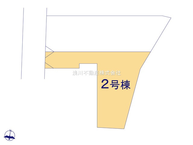 八王子市　東浅川町　新築一戸建て　６期の区画図|～全2棟の新築一戸建て～