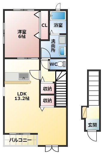 【間取り】 | Maisonふじ