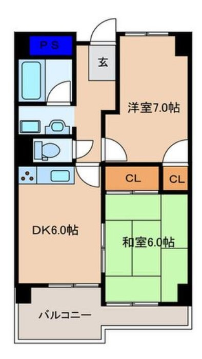 メゾンエルミタージュの間取り