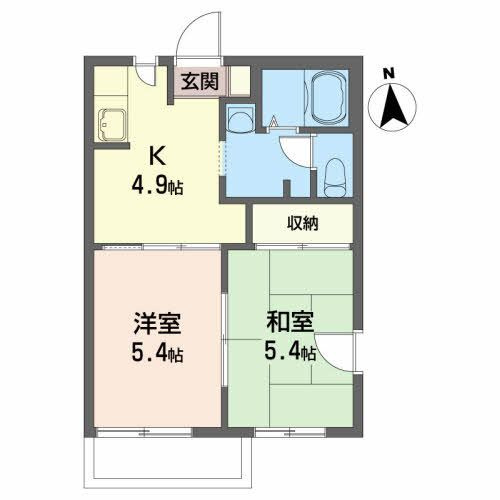 ディアス高松の間取り