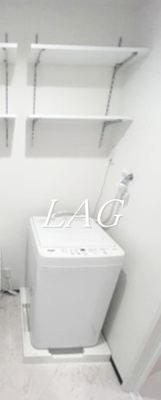 【設備】 | オアシス五反野 | 室内洗濯機置き場です。