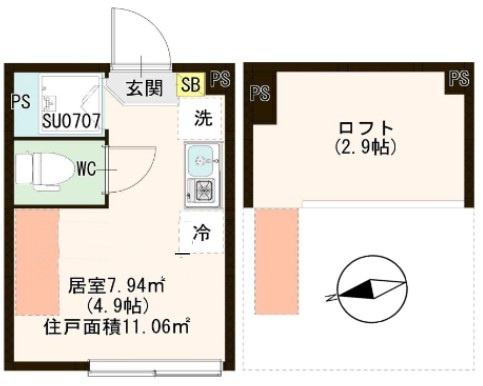 ハーモニーテラスMachiya Westの間取り