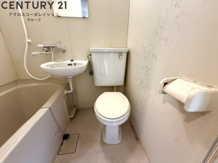 浴室内にトイレあり