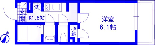 コンフォート桜木の間取り