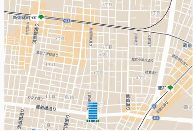 台東区浅草橋３丁目の事務所の地図