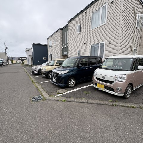 グリーンリバー富岸の駐車場