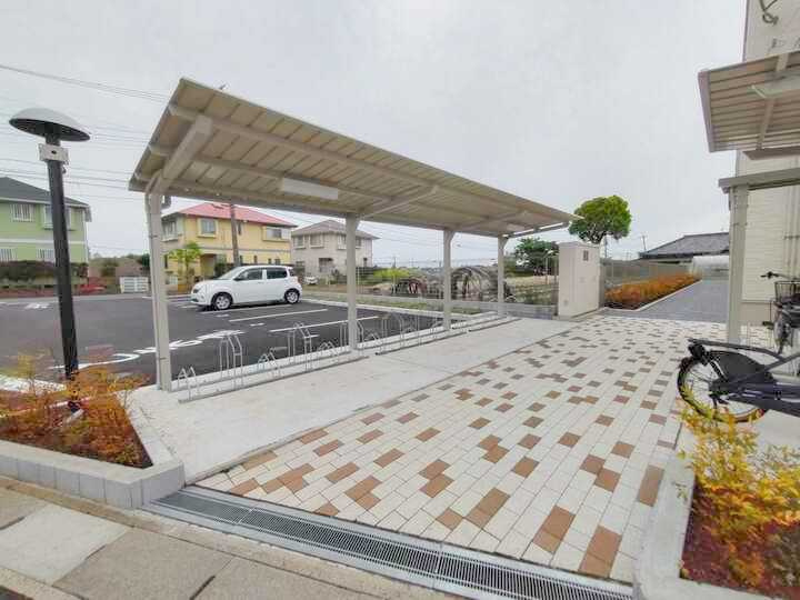 ベルフルールの駐車場|駐車場完備です