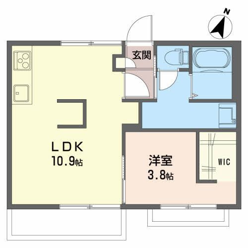 スプランドゥール清水町の間取り