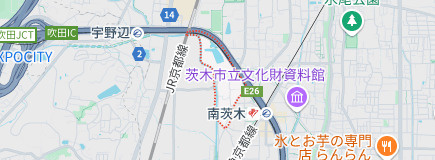 スプランディッド茨木天王の地図