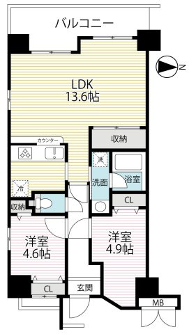 ◆１０階建て８階部分南西角住戸◆地下鉄＆阪急＆京阪の３沿線利用可能◆ディオ・フェルティ京都烏丸東