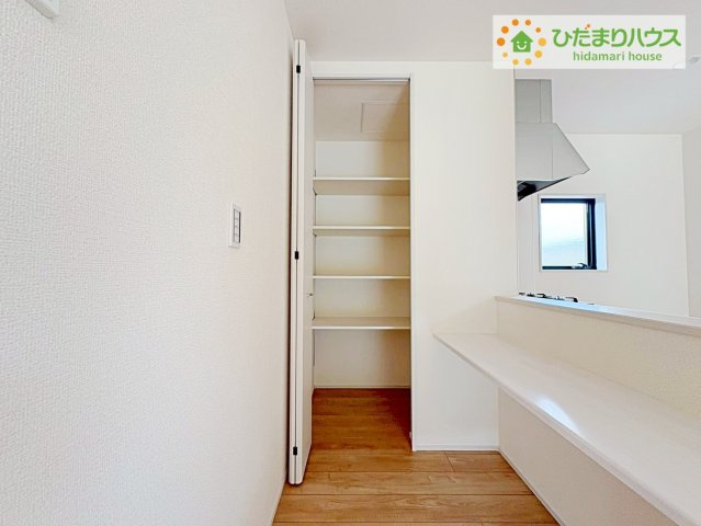 日立市田尻町6期　新築戸建　1号棟の収納|備え付け収納で、スッキリお片付け！
