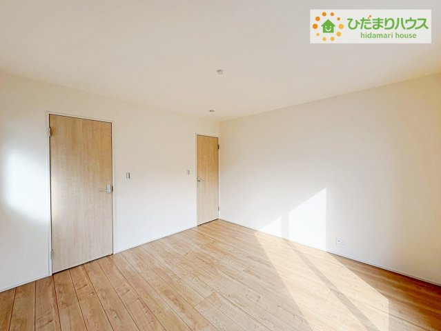 日立市田尻町6期　新築戸建　1号棟の寝室|大きなベッドを置いても余裕の広さの主寝室♪♪