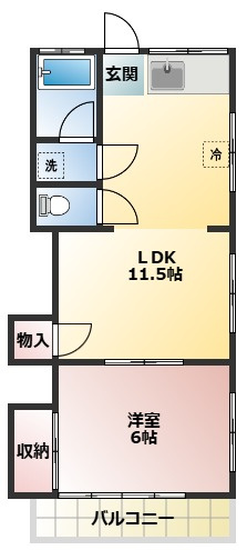 あおばハイツの間取り