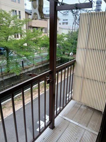 あおばハイツのバルコニー