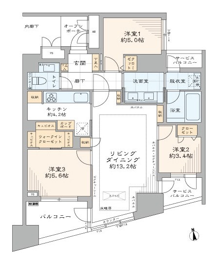 ヒルズ新宿御苑の間取り