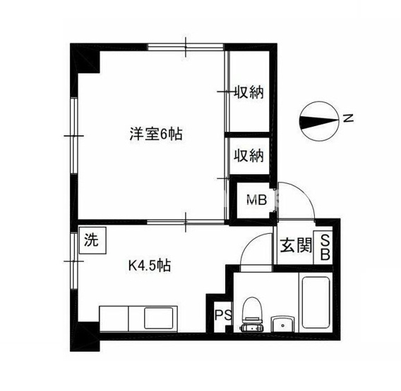 【間取り】 | 第二音居ビル