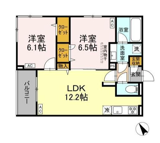 Asset-Court世田谷船橋の間取り