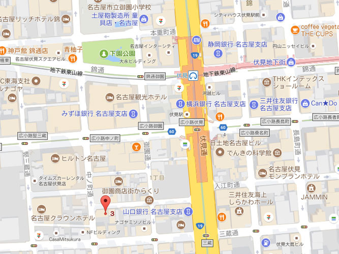 ＣＫ１２伏見ビルの地図
