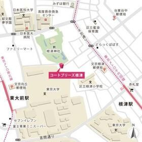 コートブリーズ根津の地図|コートブリーズ根津