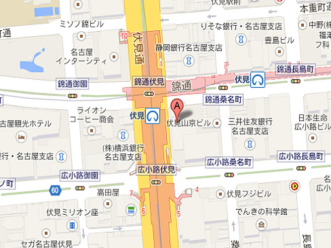 ＣＫ１５伏見ビルの地図