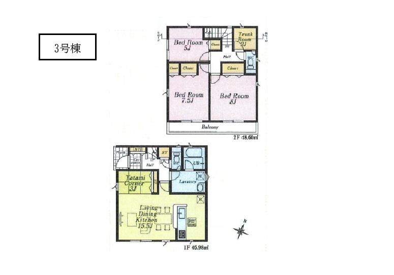 川越市寺尾第17　全4棟　3号棟の画像