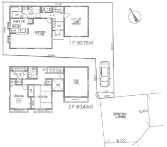 【間取り】 | 古淵5丁目　一戸建て♪ | 間取り図