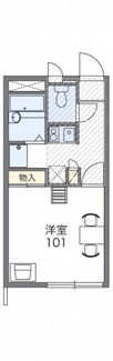 【間取り】 | レオパレスサンフラワー | 画像2