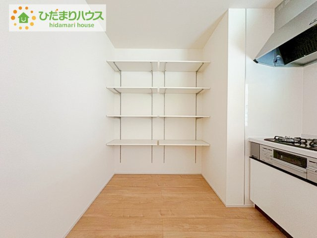 日立市田尻町6期　新築戸建　3号棟の収納|備え付け収納で、スッキリお片付け！