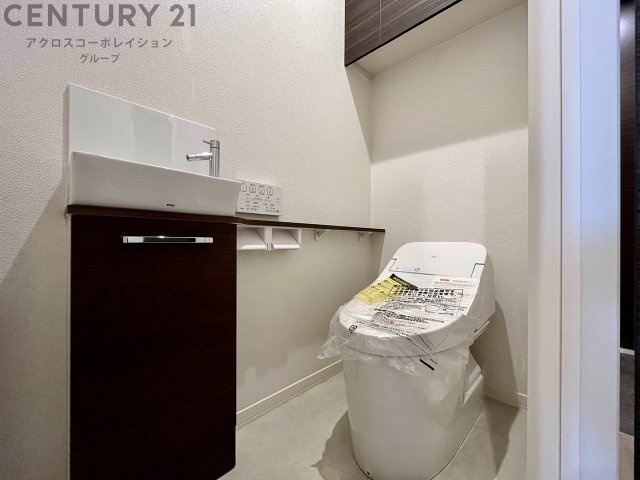 温水洗浄便座付きで便利です！
