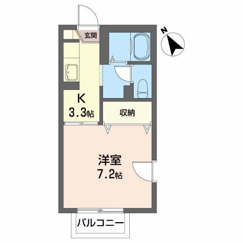 オーロハウス Ｂの間取り