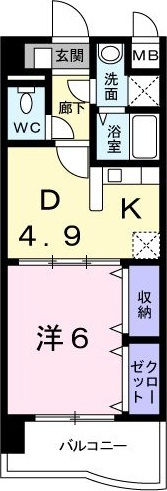 レルベ保田窪の間取り