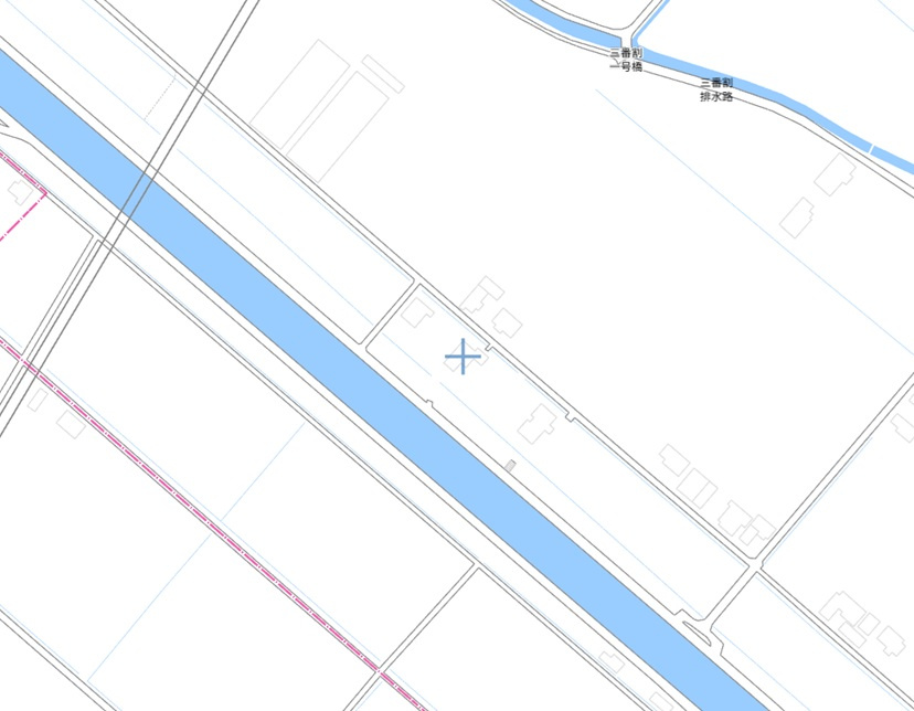 八代市鏡町鏡の売地の土地図