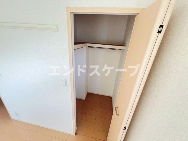 ポローニア　Ｂの収納|高崎、前橋のお部屋探しはエンドスケープまで！お客様の理想お聞かせ下さい♪