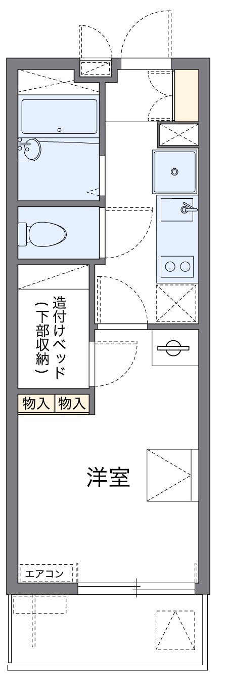 モンサンミッシェルの間取り